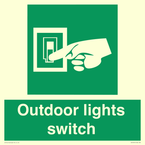 Outdoor lights switch